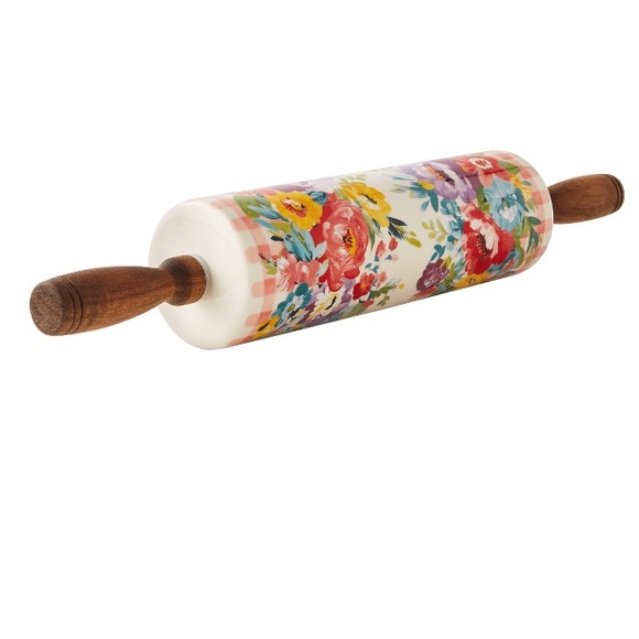 Pioneer Woman Sweet Romance Rolling Pin - Picture 2 of 4